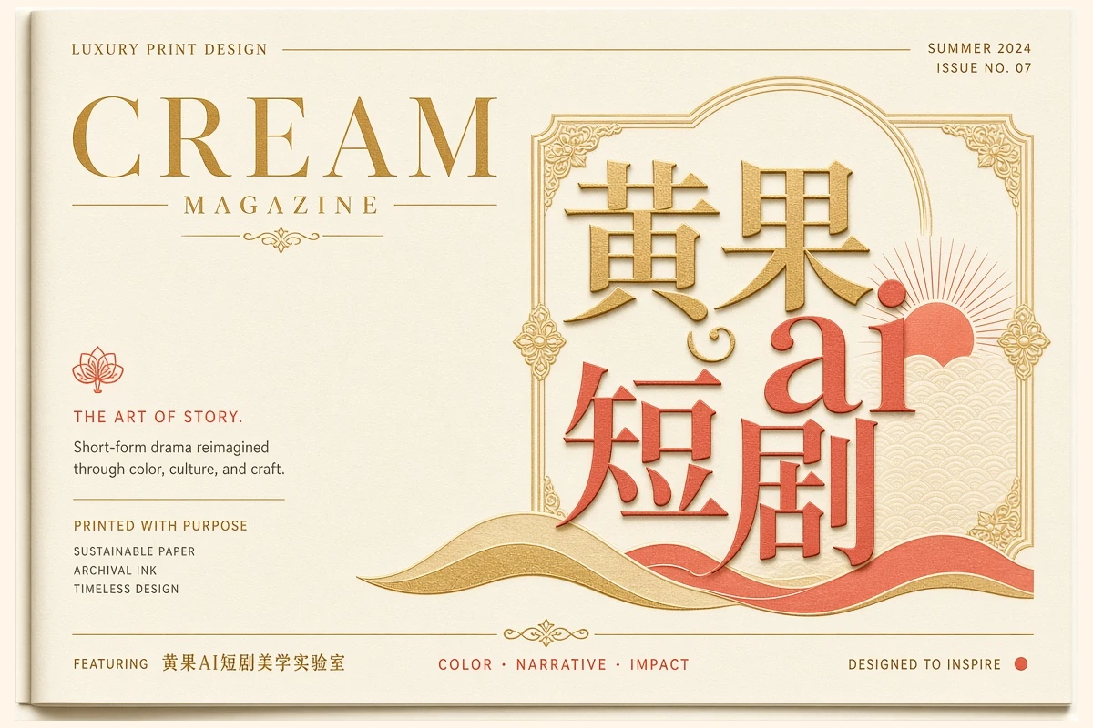 黄果ai短剧品牌示意